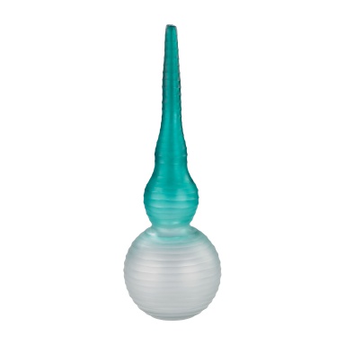 Schiff Hand Tapered Cut Glass Finial