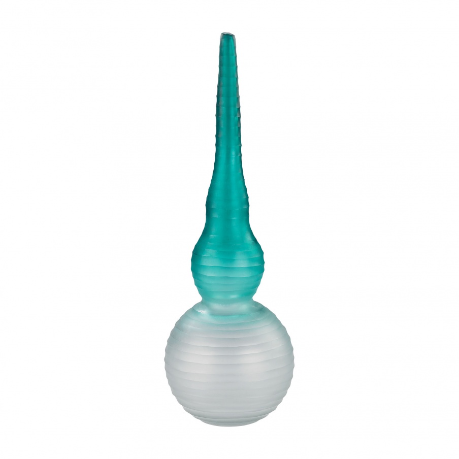 Schiff Hand Tapered Cut Glass Finial Dimond Home