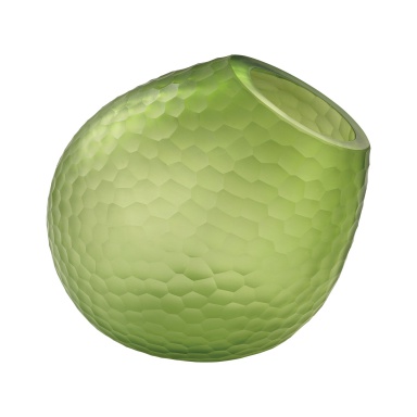 Vase Cut Glass Horn Vase