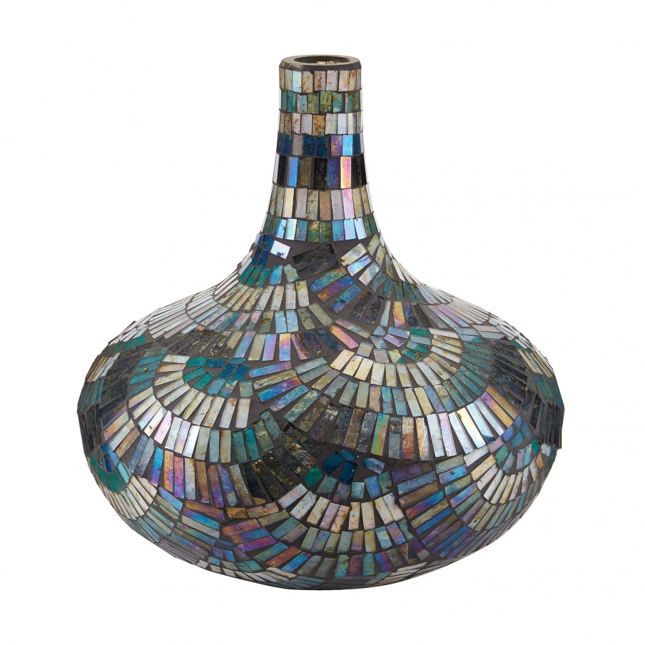Vase Mosaic Bottle - Short Dimond Home
