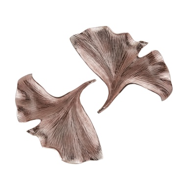 Wand-Dekor Giant Rose Gold Ginkgo Leaf Wall