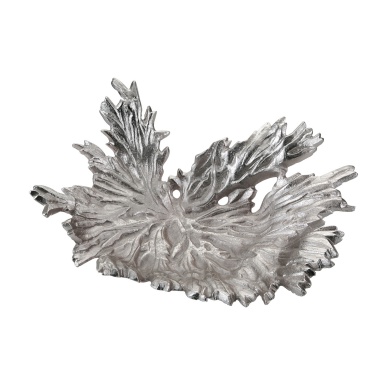 Vase für Kleinigkeiten vernickeln Star Leaf Bowl