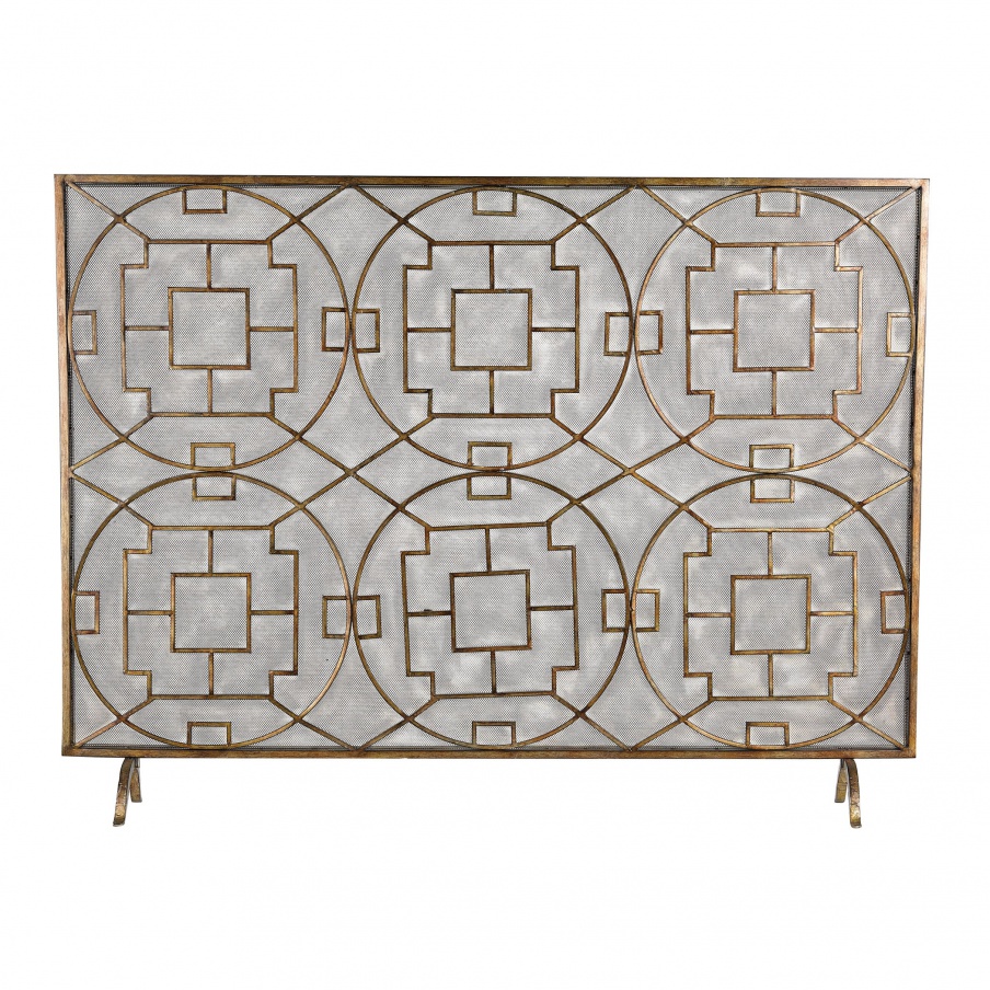 Zubehör Geometric Fire screen Dimond Home