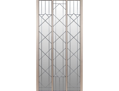 Im Freien Empire State Floor Mirror With Leaded Glass Dimond Home