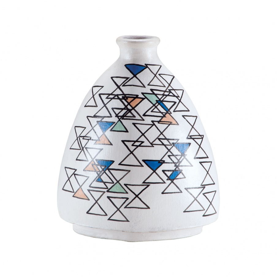 Vase Stacking Eights Hand Painted Vase Dimond Home