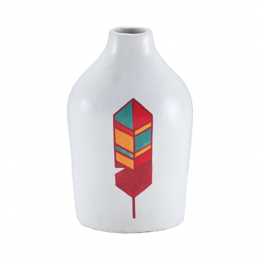 Vase Little Bear Hand Painted Vase Dimond Home