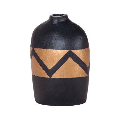 Vase Golden Wave Hand Painted Vase