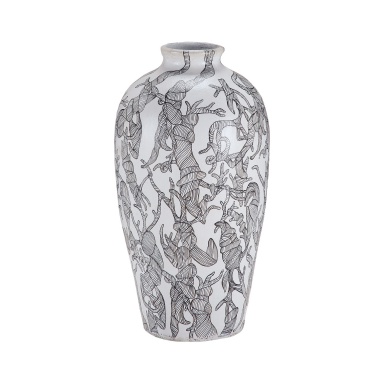Vase Thicket Hand Painted Vase