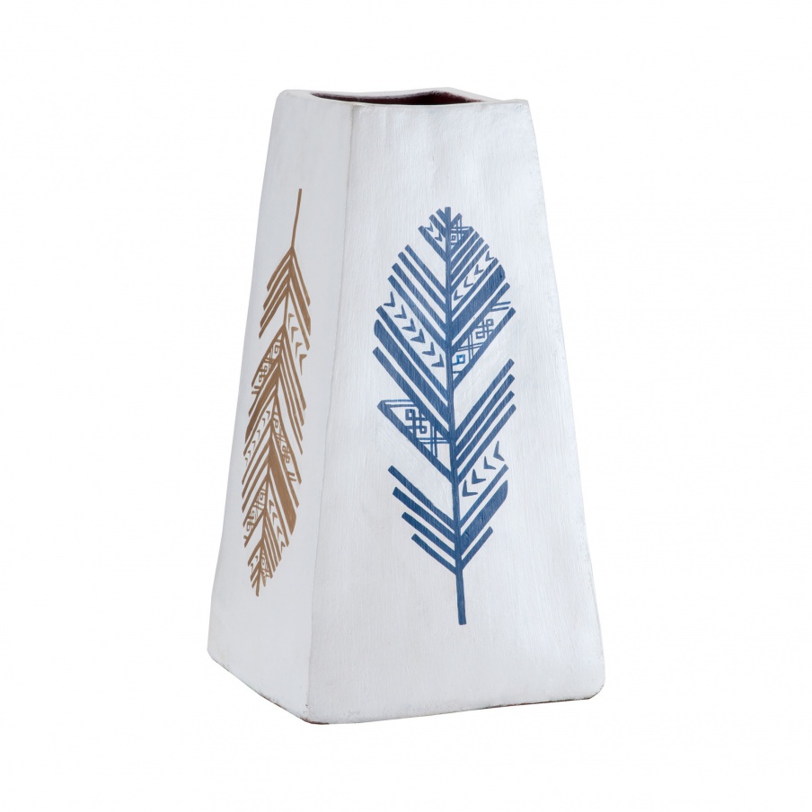 Vase Big Bear Hand Painted Vase Dimond Home
