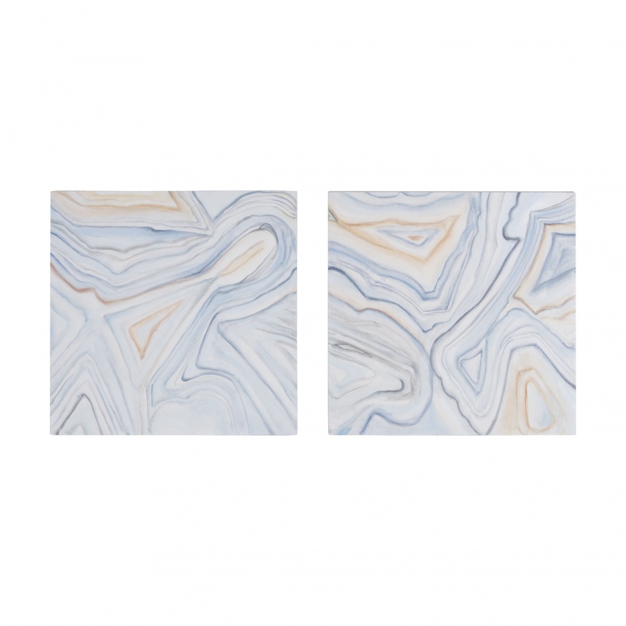 Bild Pastels Agate Handbemalt Wall Art Dimond Home