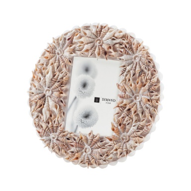 Bilderrahmen White Starfish Shell Frame