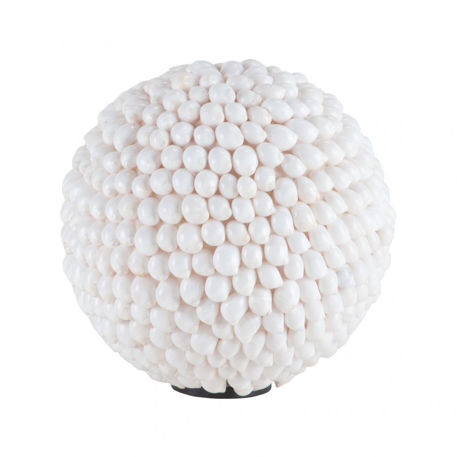 Zubehör White Hermit Shell Ball Dimond Home