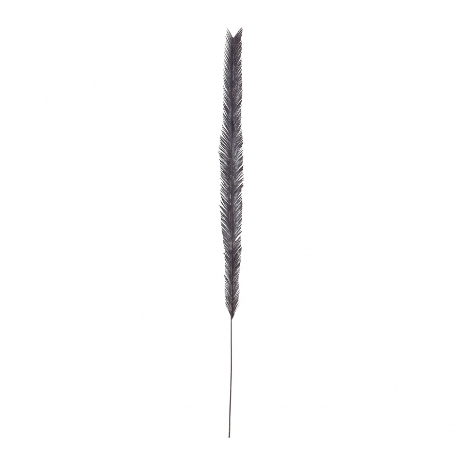 Zubehör Black Woven Palm Leaf Dimond Home