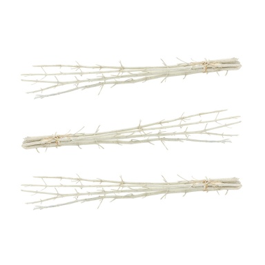 Zubehör White Mulberry Stick Bunch - Set Of 3