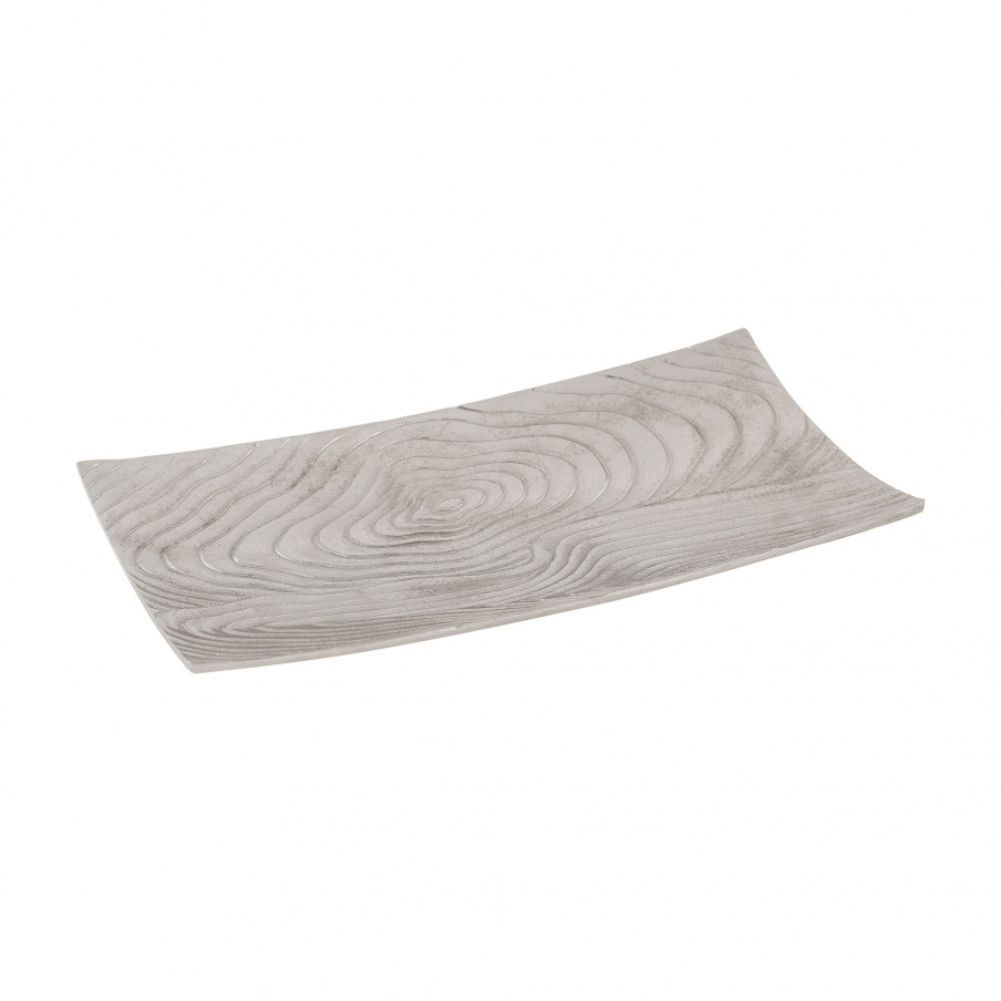 Vase für Kleinigkeiten Large Textured Rectangular Bowl Dimond Home