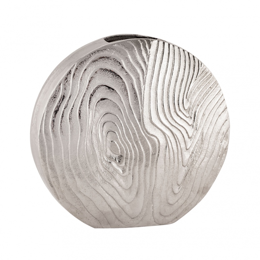 Vase Faux Bois Round Vase Dimond Home