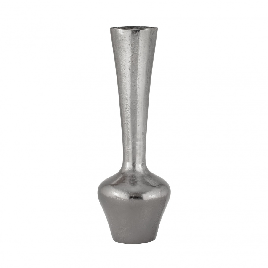 Vase Small Long Neck Aluminum Vase Dimond Home
