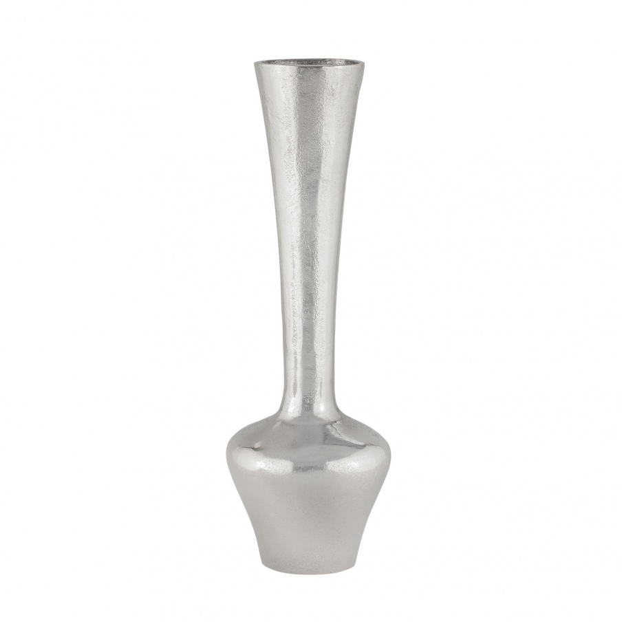 Vase Medium Long Neck Aluminum Vase Dimond Home
