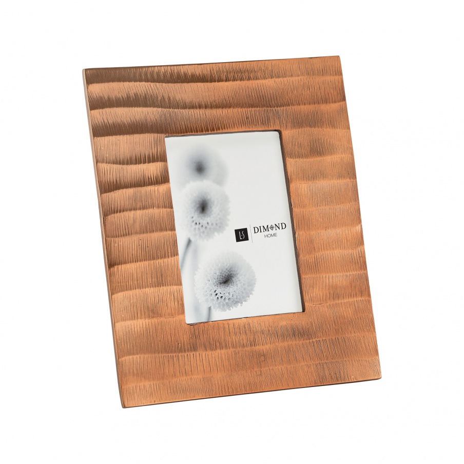 Bilderrahmen Small Copper Ripple Frame Dimond Home