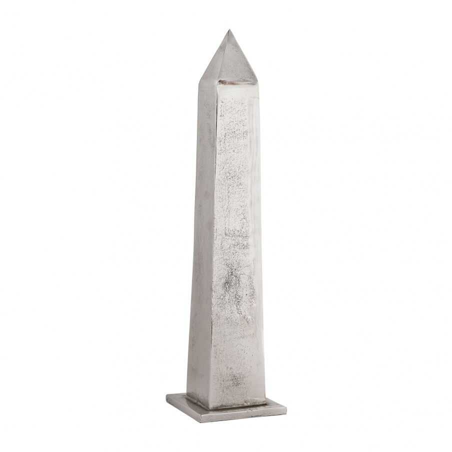 Zubehör Nickel Plated Tablle Top Obelisk Dimond Home