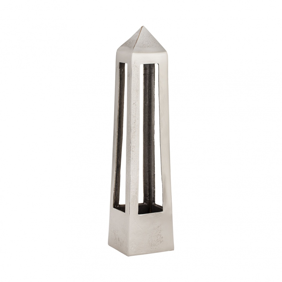 Kerzenhalter Nickel Plated Aluminum Hurricane Dimond Home