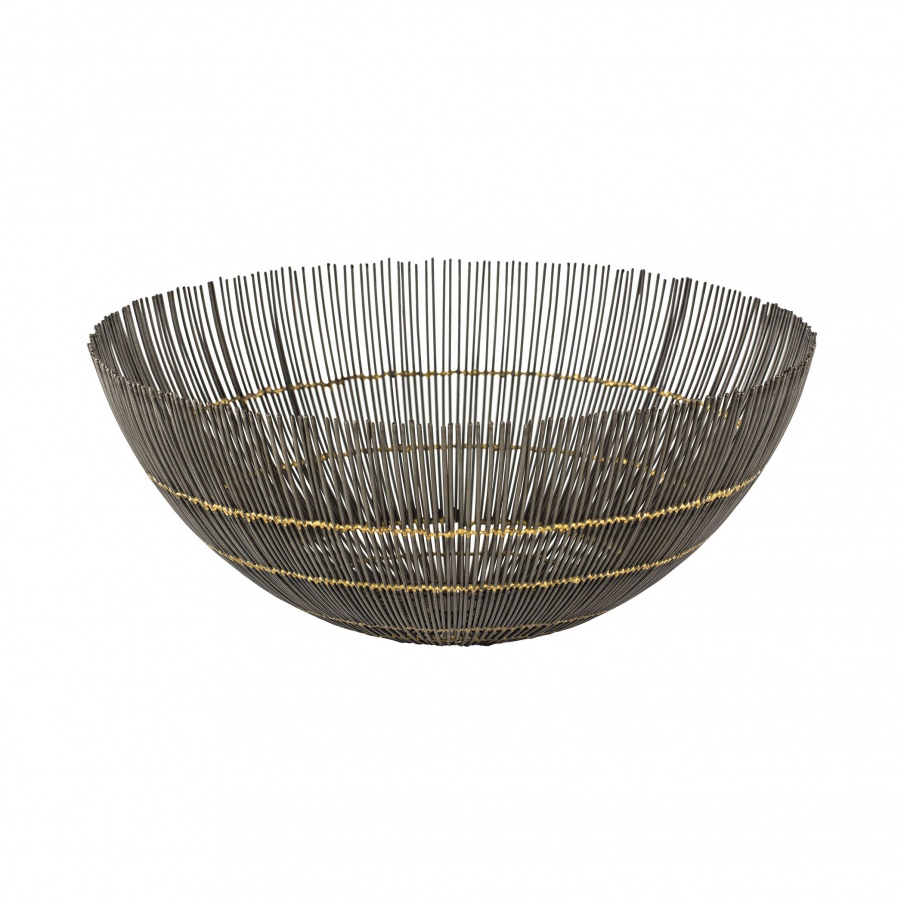 Vase für Kleinigkeiten Brass Solder Point Deep Bowl Dimond Home