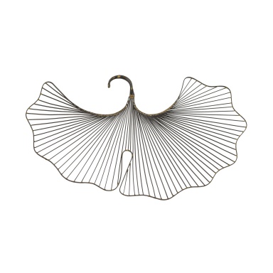 Wand-Dekor-Brass Solder Point Leaf Wall D