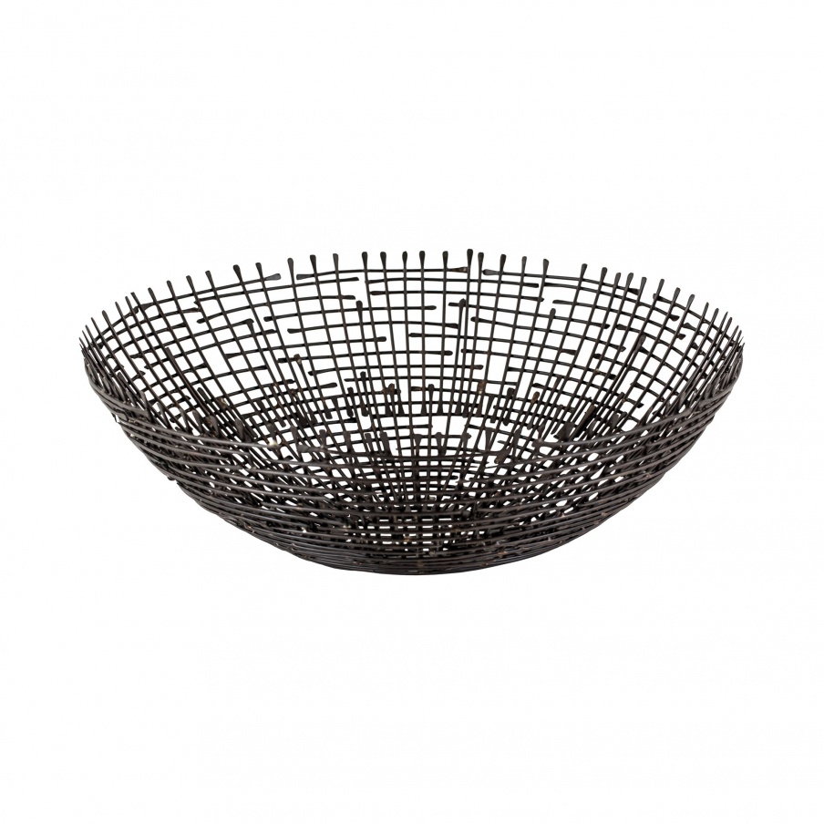 Vase für Kleinigkeiten Brass Solder Pointt Shallow Bowl Dimond Home