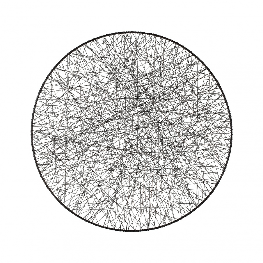 Wand-Dekor-Large Scribble Wall Frame Hoop Dimond Home