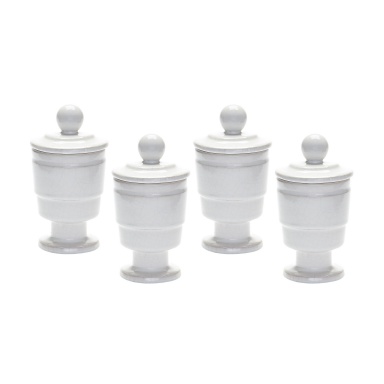 Kerzenhalter Polar White Filled Votive - Set Of 4