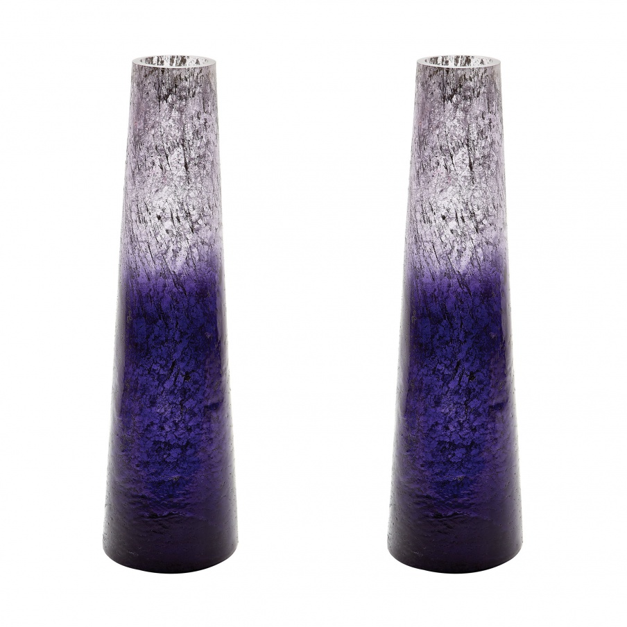Vase Plum Ombre Snorkel Vase Dimond Home