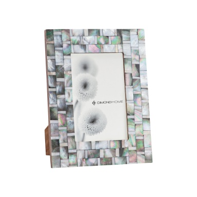 Bilderrahmen Chroma 4x6 Photo Frame In Mother of Pearl And Black