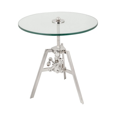 Tisch Nickle Tripod Side Table