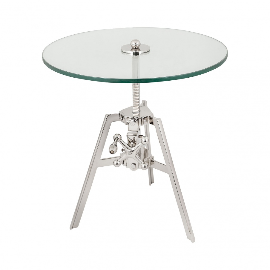 Tisch Nickle Tripod Side Table Dimond Home