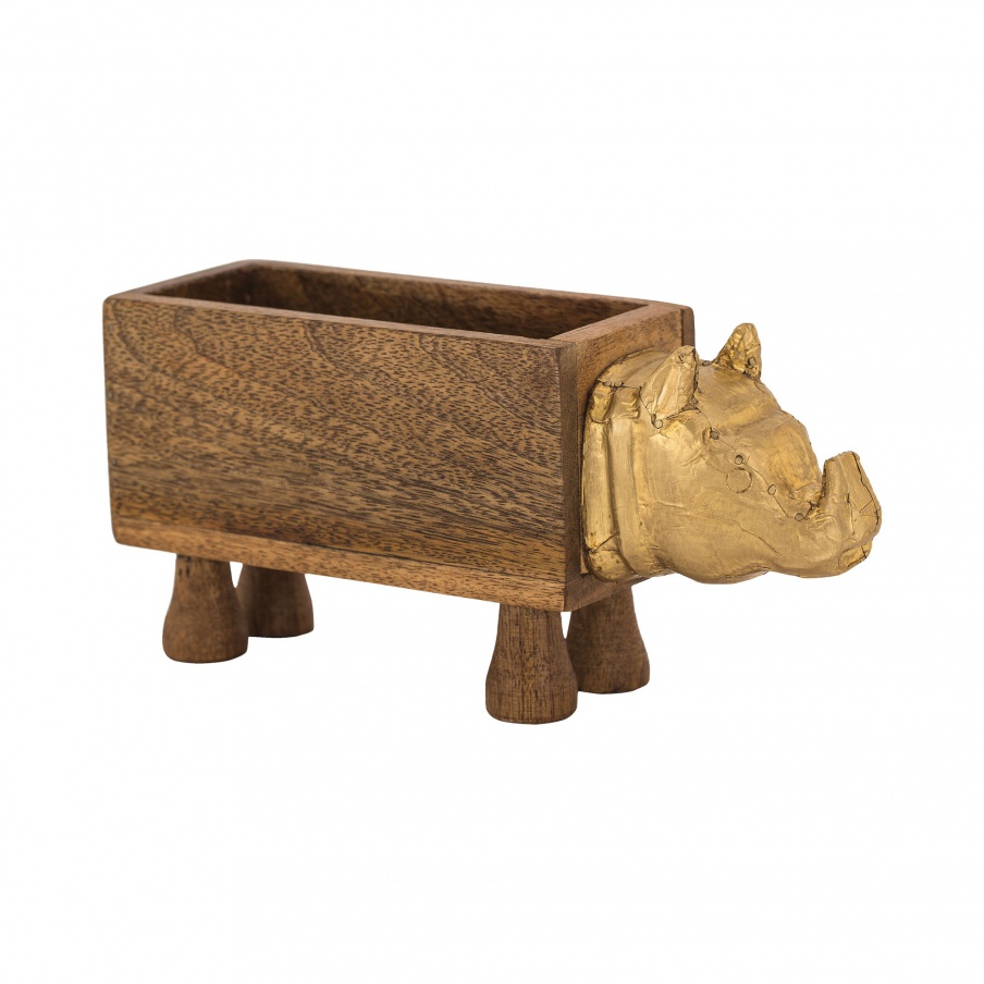 Aufbewahrungsbox German Silver Rhino Box Dimond Home