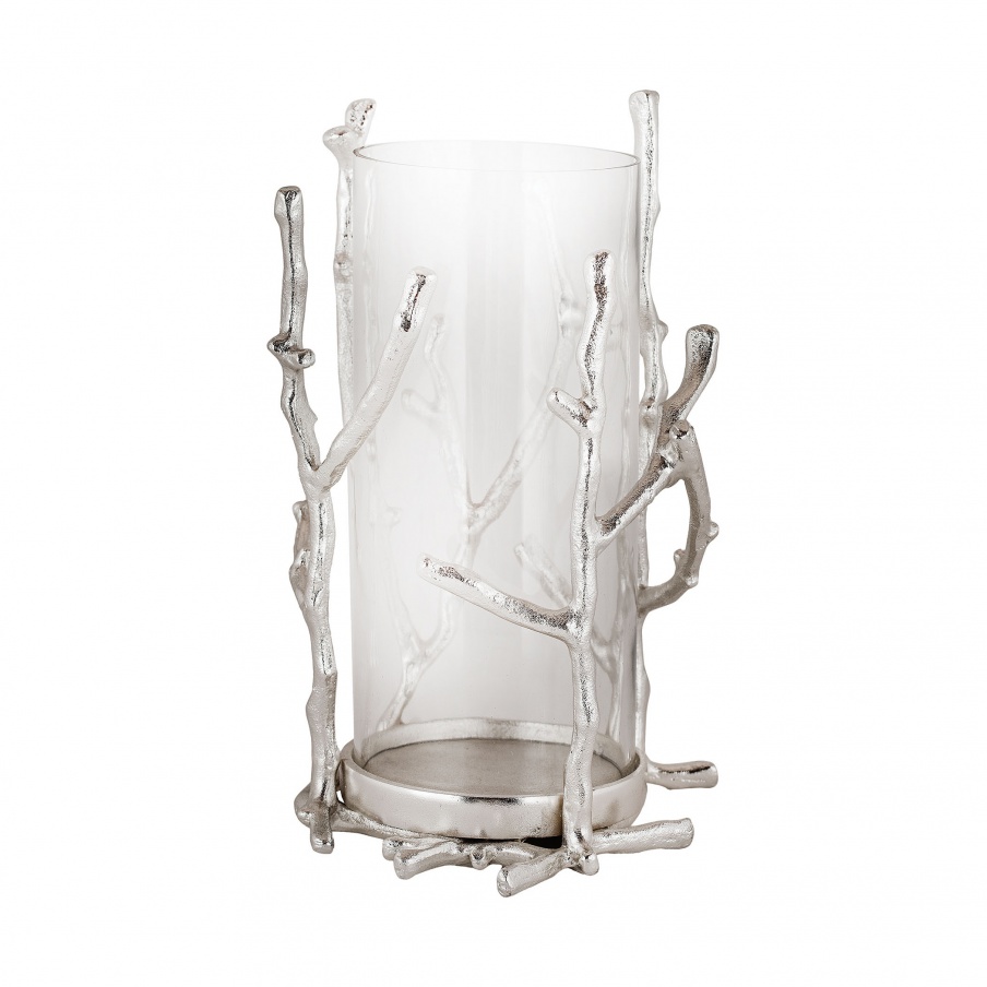 Kerzenhalter Silver Park Hurricane Dimond Home