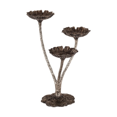 Tisch Antique Nickel Victoria Accent Table