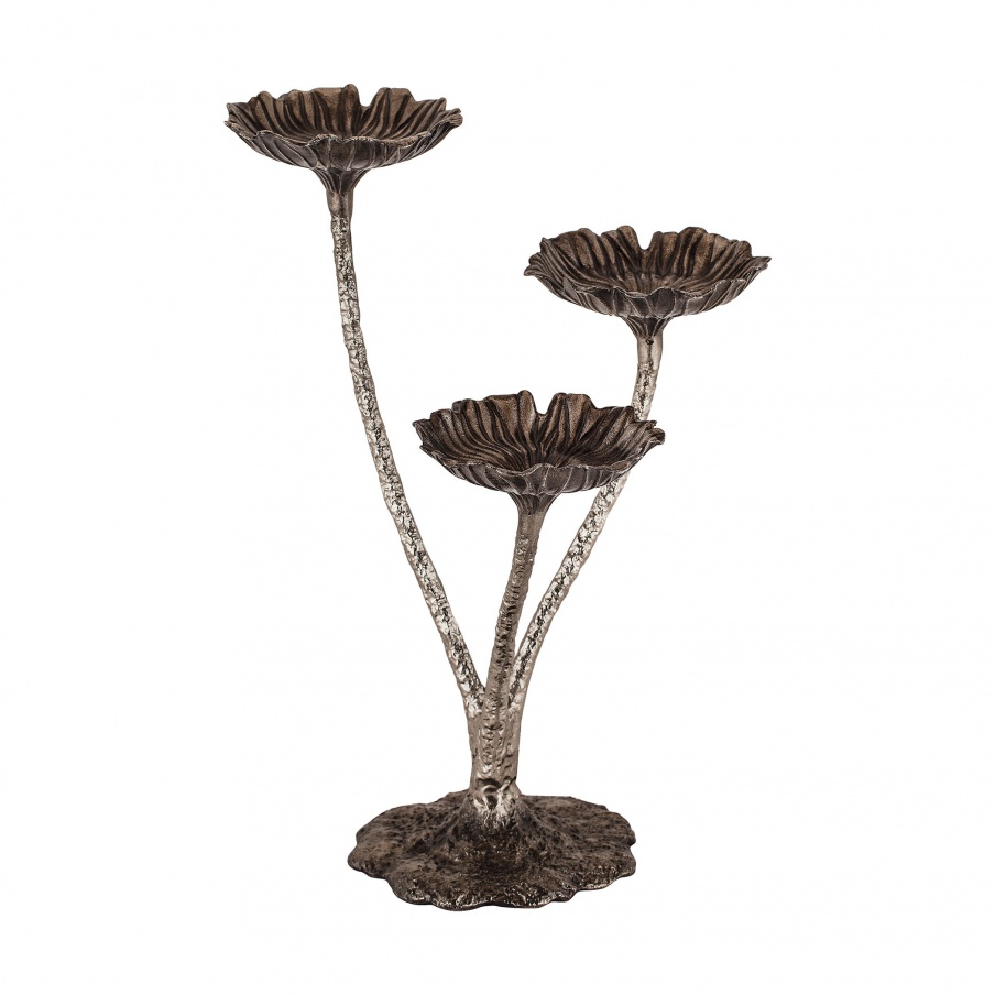 Tisch Antique Nickel Victoria Accent Table Dimond Home
