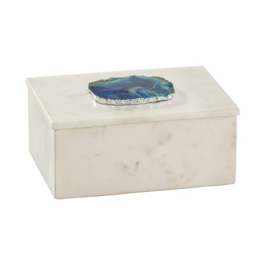 Aufbewahrungsbox Marble and Blue Agate Box