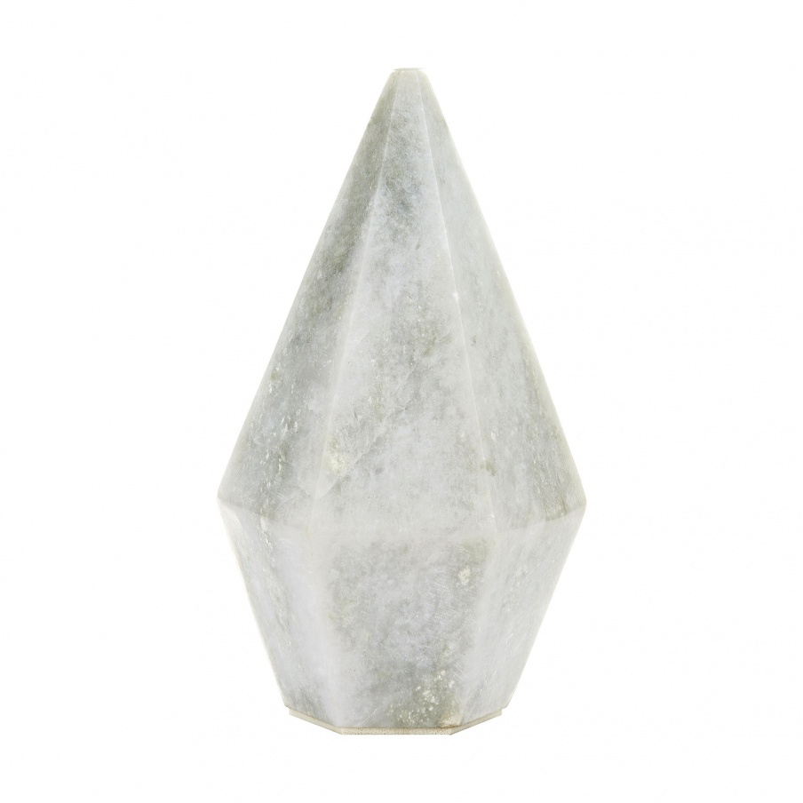 Zubehör Marble Heptagonal Dipryramid - Large Dimond Home