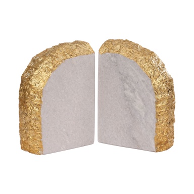 Книгодержатель Glace Bookends In Gold