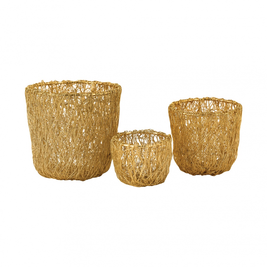 Vase für Kleinigkeiten Wild Woven Wire Bowl Dimond Home