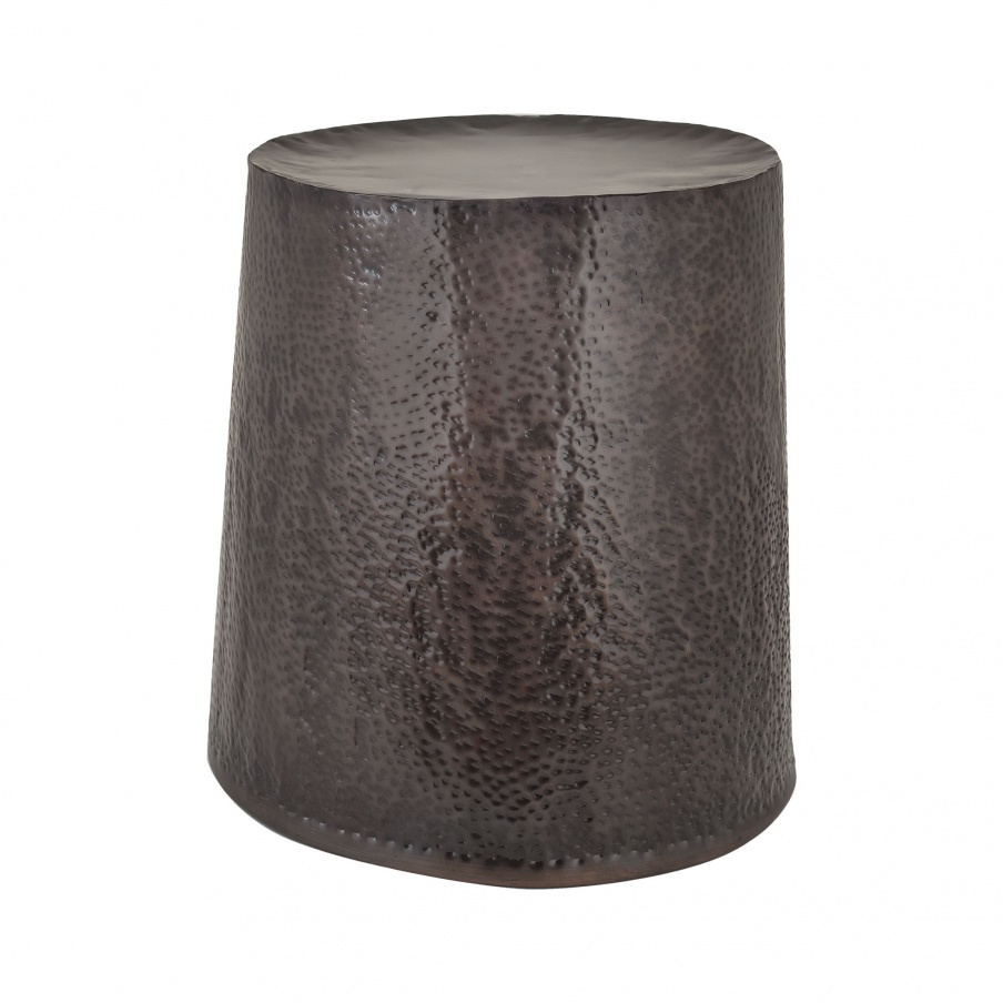 Hocker Bronze Drum Stool Dimond Home