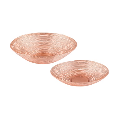 Vase für Kleinigkeiten Tam-Tam Copper Finished Basket Set