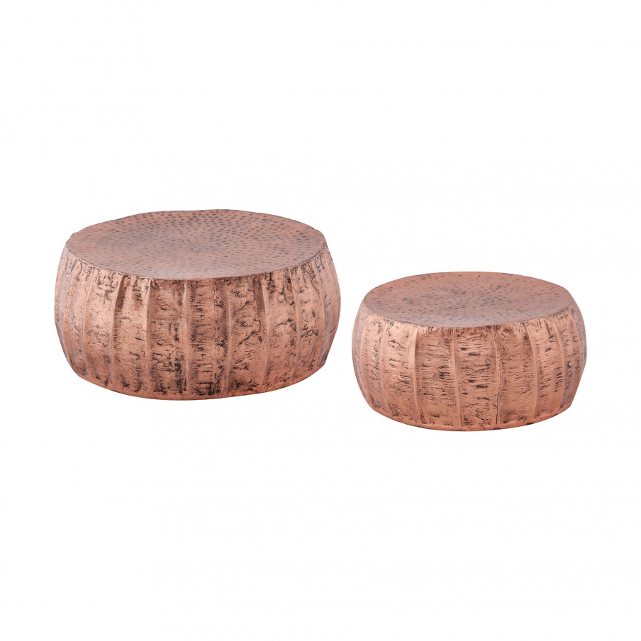 Tisch Pascha Accent Table In Copper Dimond Home