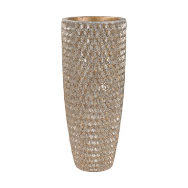 Vase Geometric Textured Vase