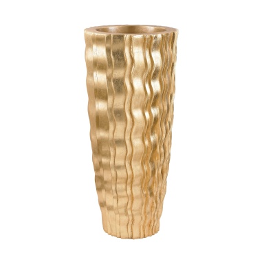 Pflanzgefäß Gold Small Vessel Wave