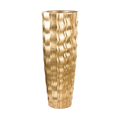 Pflanzgefäß Large Gold Wave Vessel