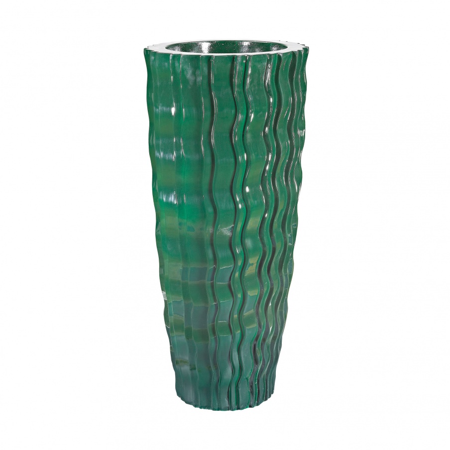 Pflanzgefäß Small Green Wave Vessel Dimond Home