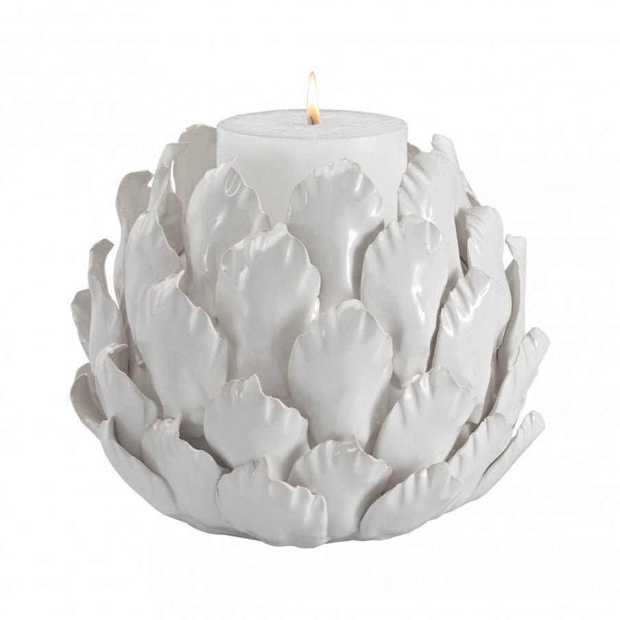 Ceramic Kerzenhalter Artichoke Candle Holder Dimond Home